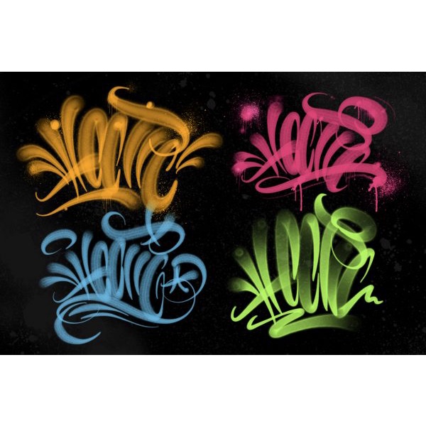 Procreate Brush - Handstyle Graffiti Procreate Brush Set