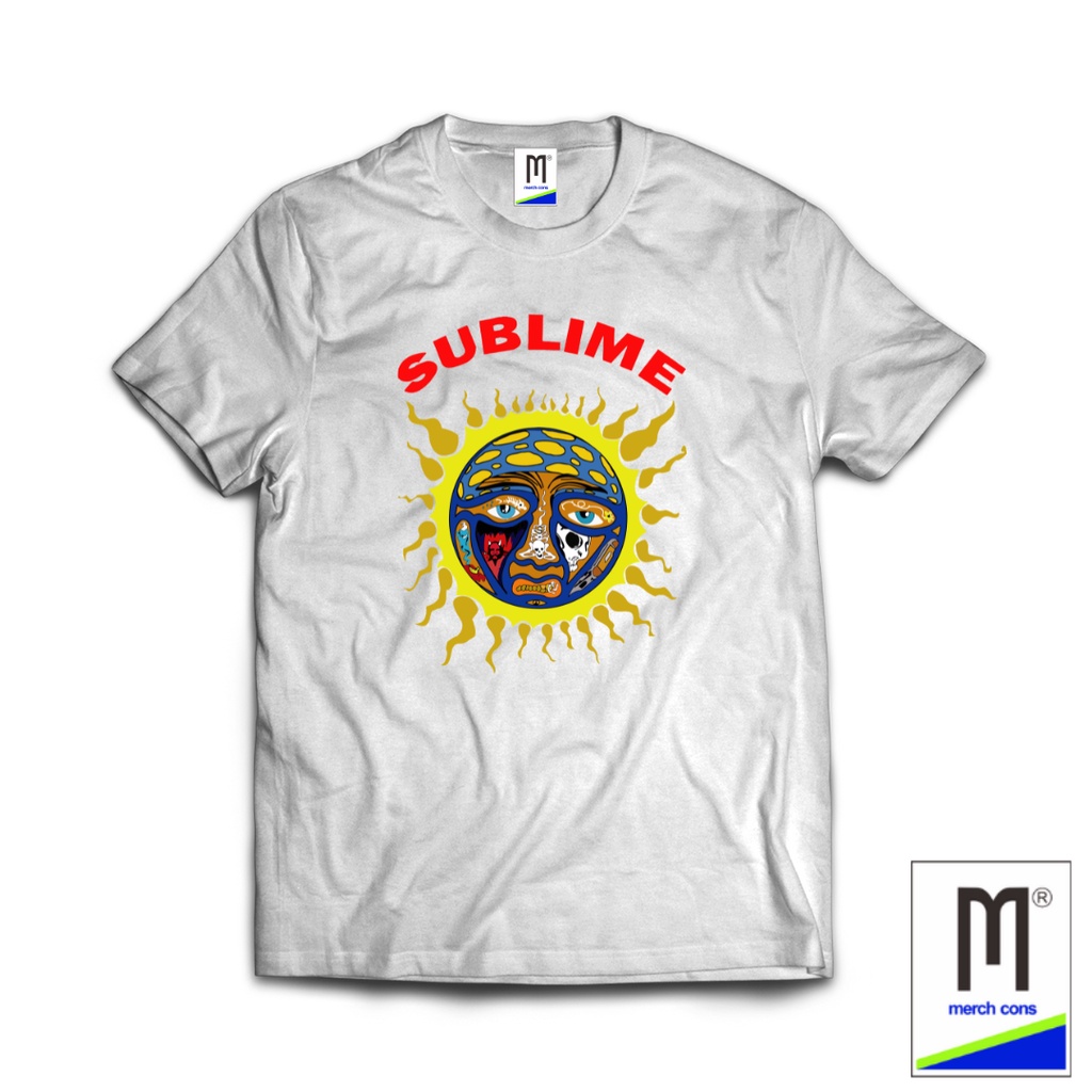 TSHIRT MARCHANDISE BAND SUBLIME PUTIH