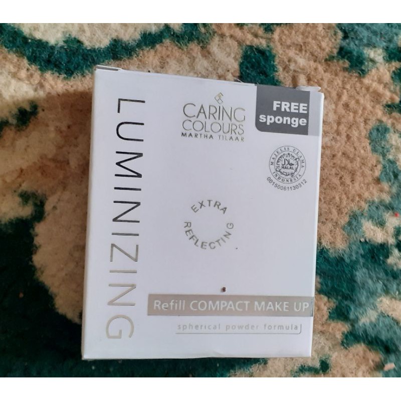 Refille bedak Caring colours Luminizing 02 crystal pink