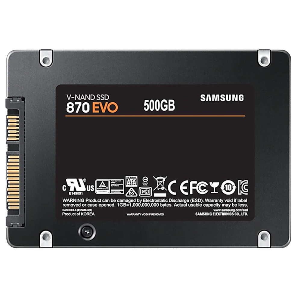 Samsung SSD 870 EVO 500GB 2.5&quot; SATA III 6GB/S V-NAND 500 GB