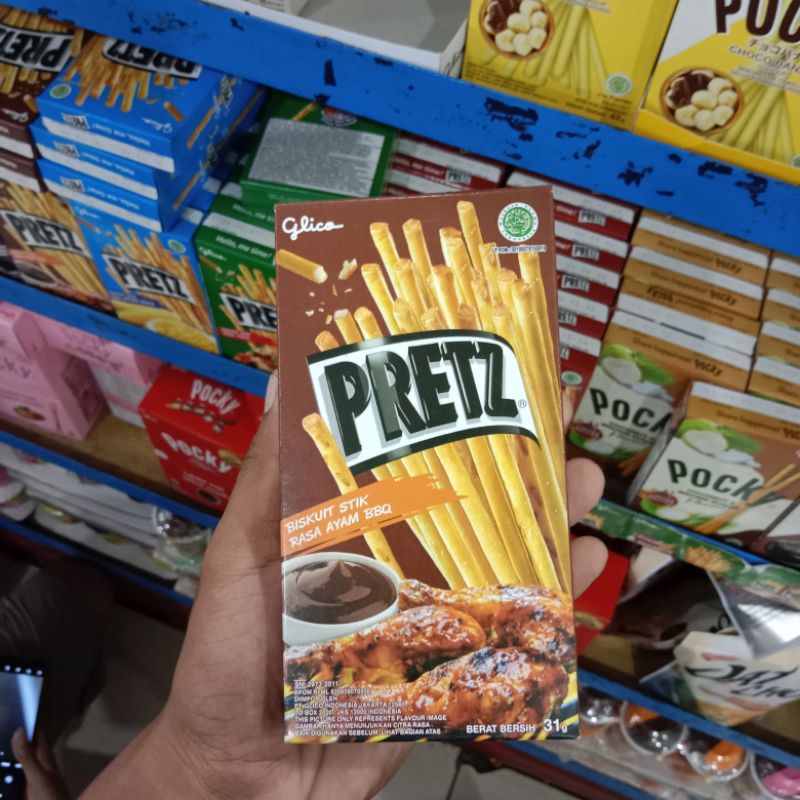 

Yummer l Snack camilan Glico PRETZ Ayam BBQ