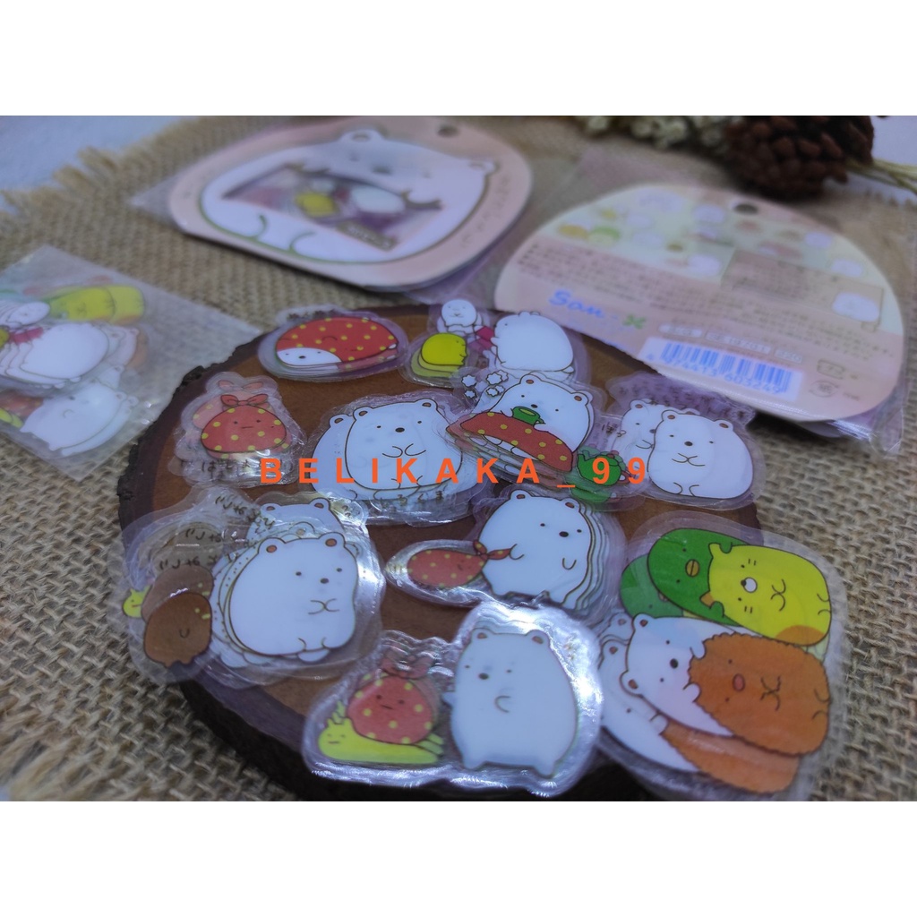 (50 PCS) STICKER BENTUK ANTI AIR MOTIF SUMIKKO GURASHI ISI 50 PCS / STICKER ANTI AIR / STICKER MOTIF SUMIKKO GURASHI / STICKER KARTUN LUCU / STICKER LUCU / STIKER ANTI AIR / STICKER ANAK LUCU / STICKER SUMIKKO GURASHI / STICKER TIMBUL