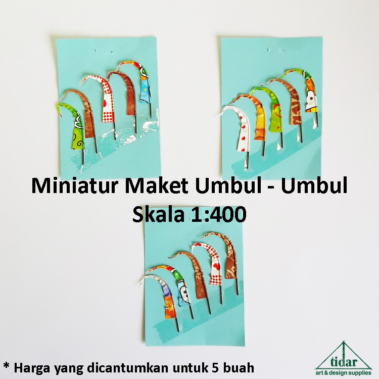 

[MR] Miniatur Maket Umbul Umbul Skala 1:400