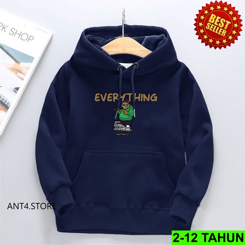 Hoodie EVERYTHINK Anak Laki Laki Perempuan / Jaket Anak BEST SELLER  Anak Usia 2 - 12 Tahun / Sweater EVERYTHIK TERBARU Anak Cewek Cowok  Switer Distro Bisa COD