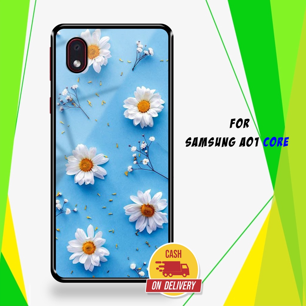 Case SAMSUNG A01 CORE - Casing SAMSUNG A01 CORE Terbaru [ FLOWERS 2 ] Silikon SAMSUNG A01 CORE - Cas