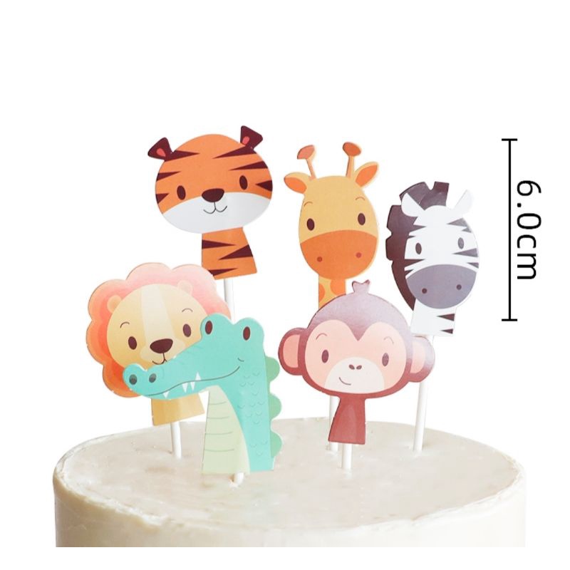 topper animals/topper bibatang/topper kue/topper rumah