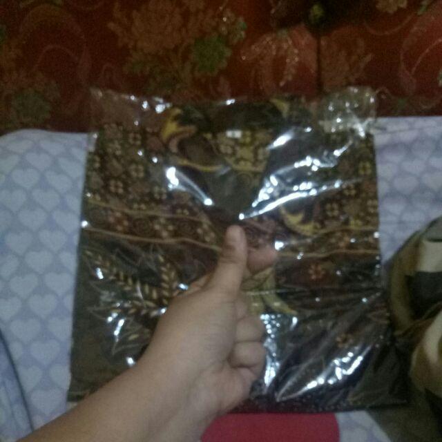 Bswart Batik Hrb026 Kenongo Hem Pendek Padi Pekalongan M L Xl Batik Pria Murah Modern Grosir