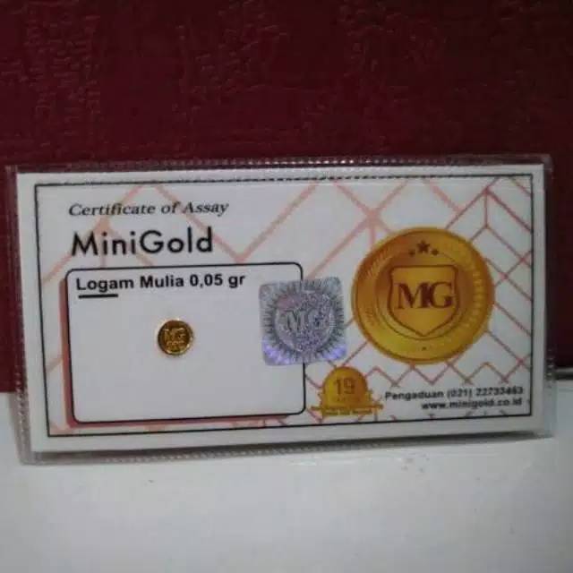 Mini gold emas murni 24 karat