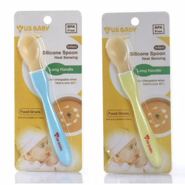 Silicon spoon with sensor Us baby