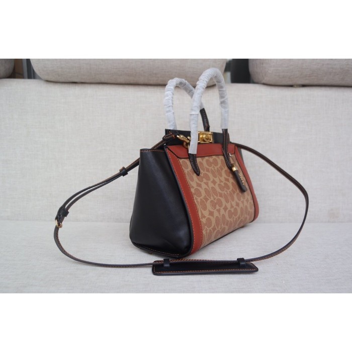 78488 Coach Smiley Bag Troupe Limited Edition Shoulder Tote Model