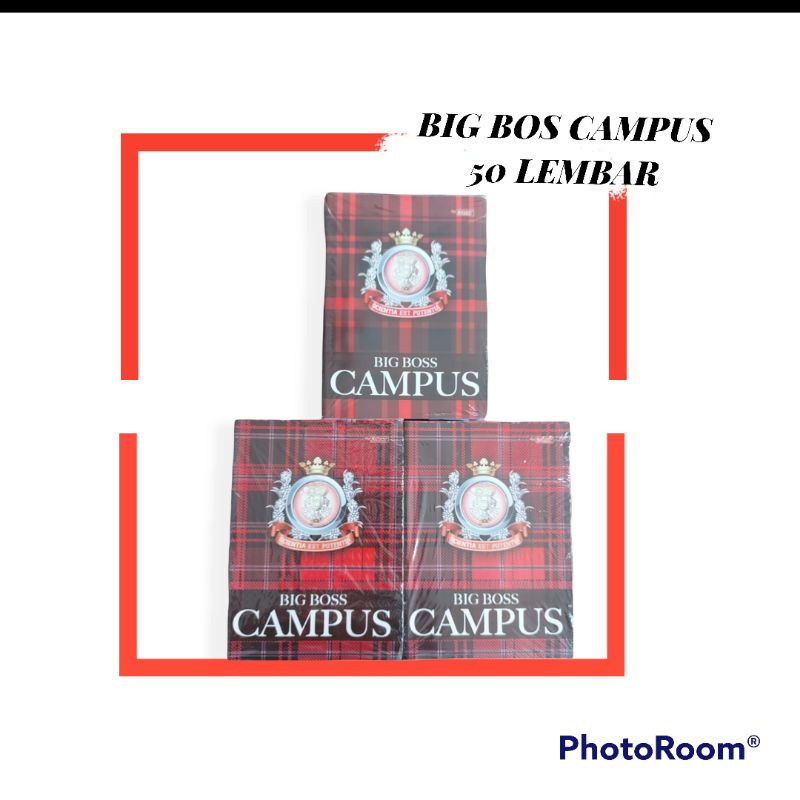 

Buku tulis big bos campus 50 Lembar // murah