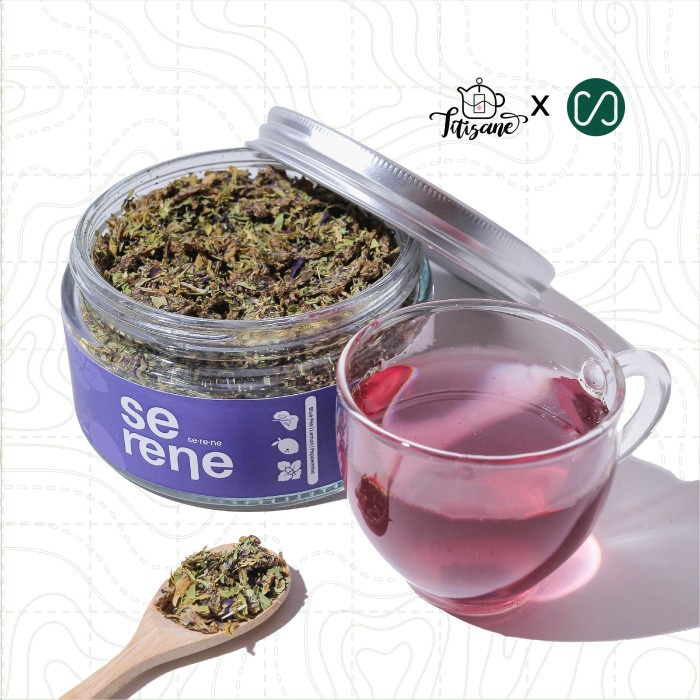 

(BISA COD) Titisane Artisan Tisane Loose Jar - Serene Teh Bunga Telang