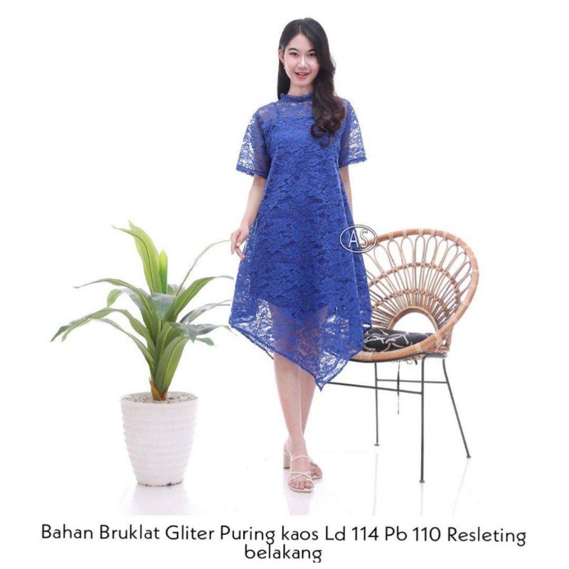 DRESS LANCIP BROKAT PREMIUM