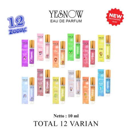 Yesnow Eau De Parfum Roll On | Zodiac 10 ml