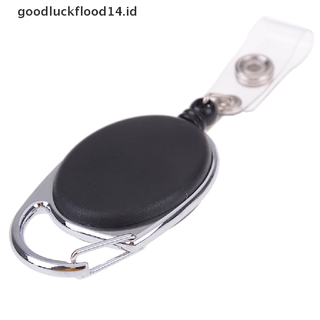 [OOID] Retractable Reel Recoil ID Badge Lanyard Name Tag Key Card Holder Belt Clip ID