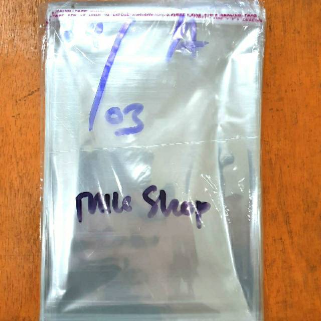 

Plastik Opp/Lem uk 14 x 18 x 019.isi 1.000 lembar