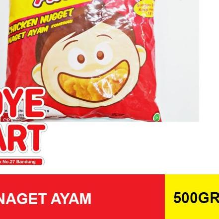 

☛ AKUMO NAGET AYAM 500GR CHICKEN NUGGET ℗