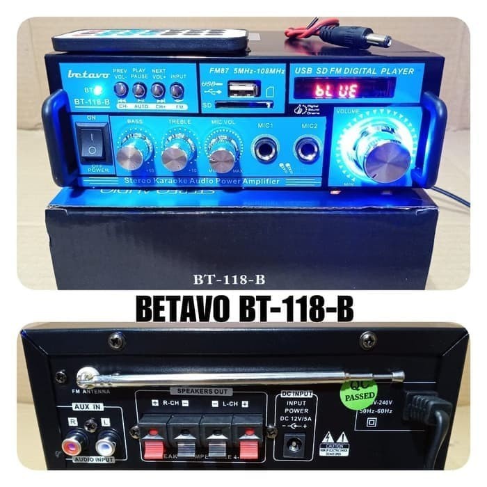 Amplifier Mini Betavo BT 118B - BT 118 B - BT118B - BT118 B