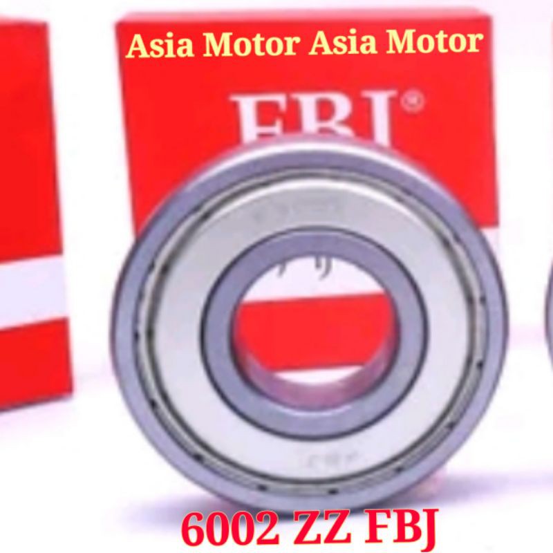 Ball Bearing Laher 6002 ZZ FBJ Bering Laker Klaher 6002ZZ FBJ Ukuran 15 x 32 x 9 mm