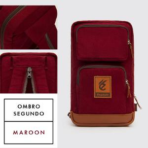 Tas Selempang  Tas Multifungsi  Tas Esgotado Ombro Segundo Maroon Termurah