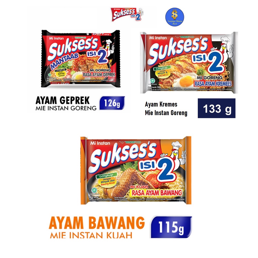 

Mie Instan Suksess isi 2 All Variant-Mi Sukses's isi 2