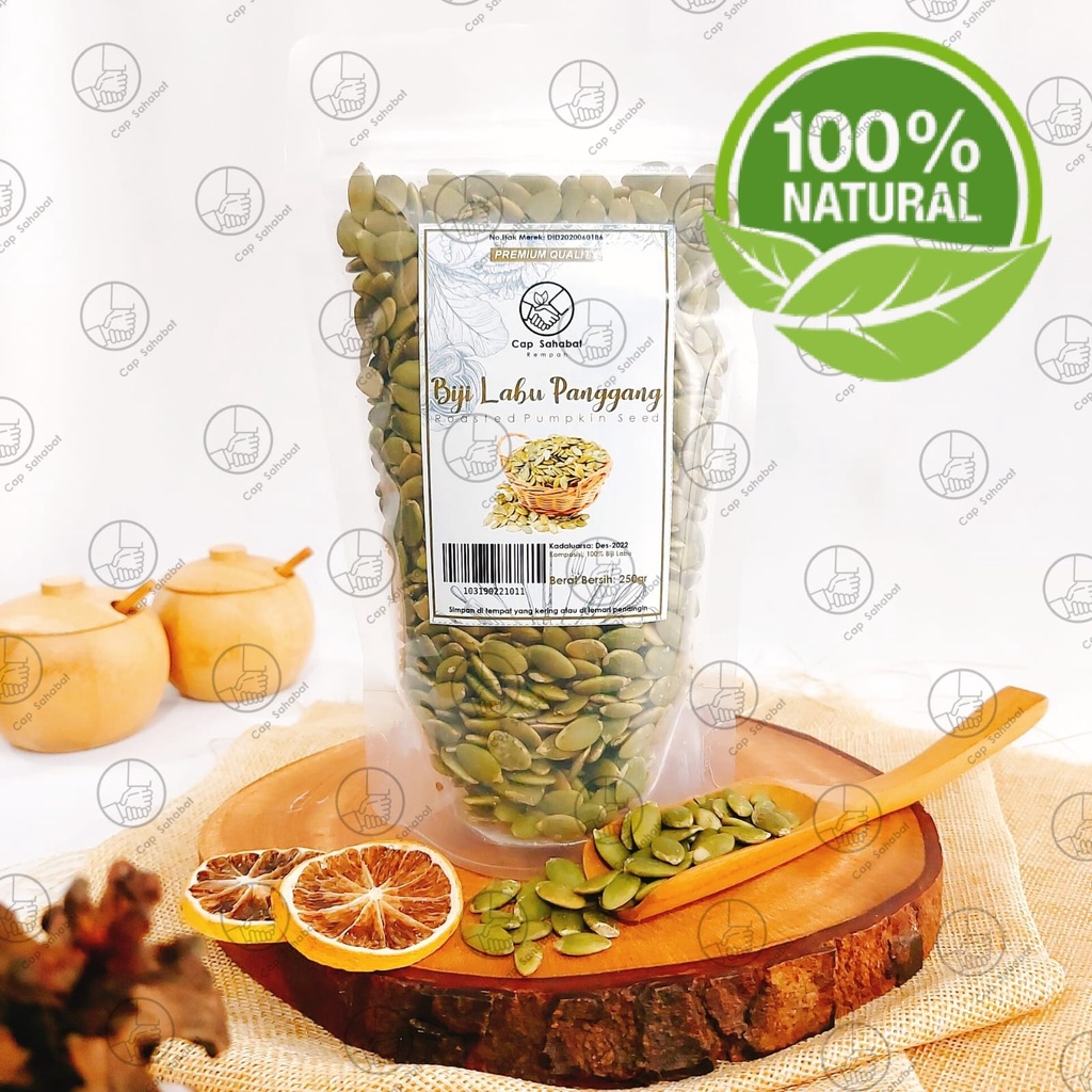 250gr Biji Labu Panggang / Roasted Pumpkin Seed / Rempah / JSR 100% PREMIUM QUALITY