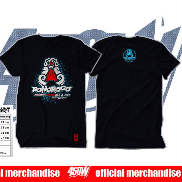 ORIGINAL  KAOS KHAS PONOROGO ETNIC ART OF JAVA ( COD ) / ponorogo warok / kaos reog