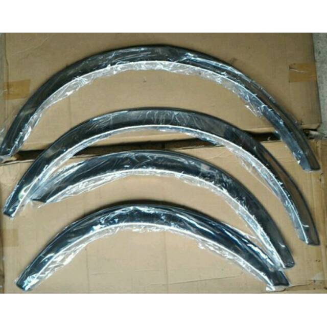 List Atas Roda/Fender Trim Stainless Mobil Agya/Ayla