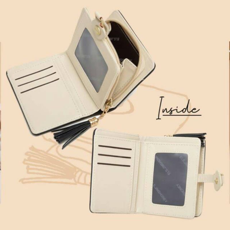 Official R2F Dompet Wanita Lipat Kecil Indah Dompet Wanita Mini Bisa Cod