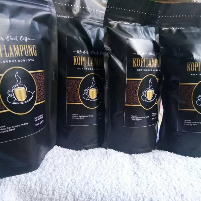 

Kopi lampung /Kopi robusta / Masterblackcoffe 200gr