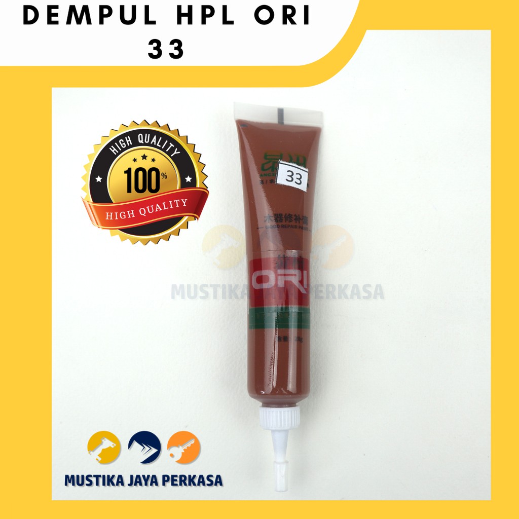 Dempul Tusir Pewarna HPL ORI Pasta Pinggiran Putty