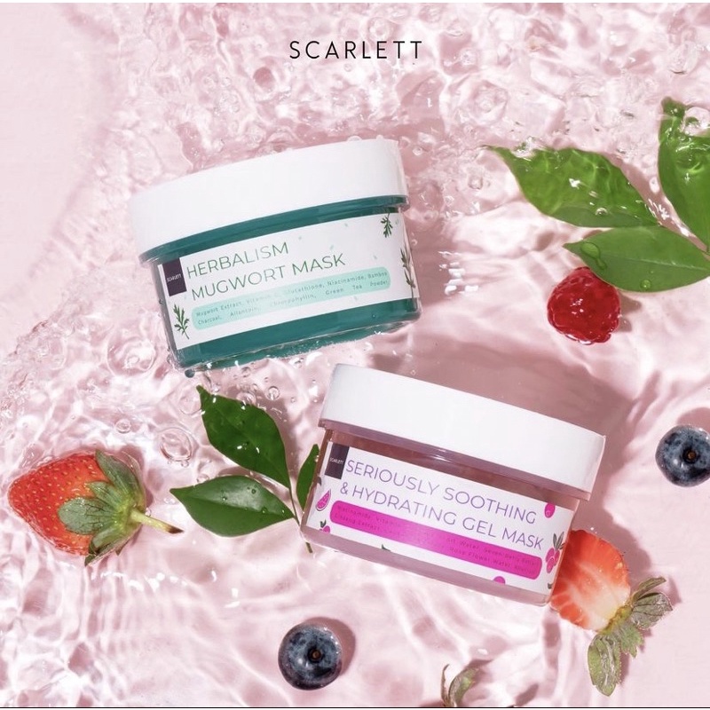 Scarlet Whitening Mask Masker wajah