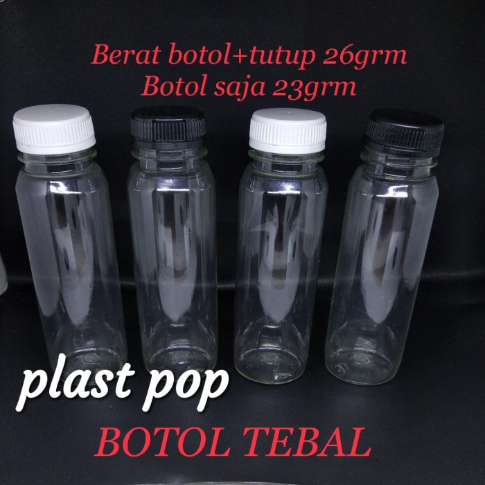 

MURAH (GOJEK) botol plastik PET kale 250 ml murah / jus 250ml / MURAH
