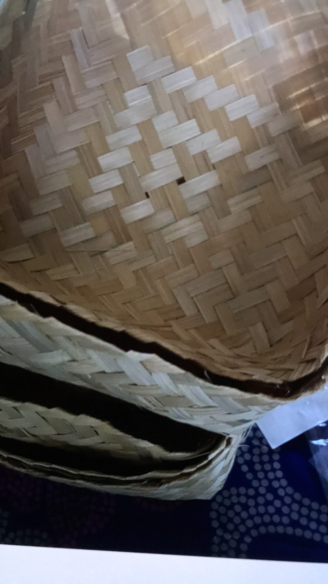 Besek Bambu, Sepasang, 20*20*8cm