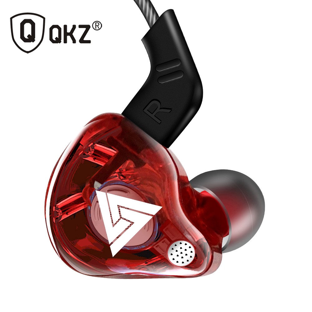 Qkz Earphone Sport Model In-ear Driver Musik HiFi dengan Mic untuk Lari QKZ-CK5 jn