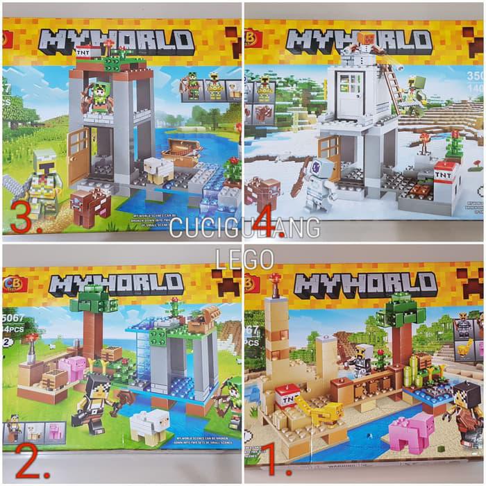 Lego Minecraft Mine Craft My World isi 127pcs
