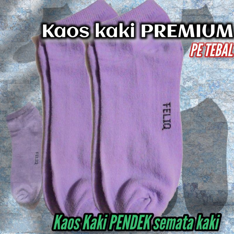 Kaos kaki pendek/kaos kako semata kaki spandek premium tebal anti bakteri