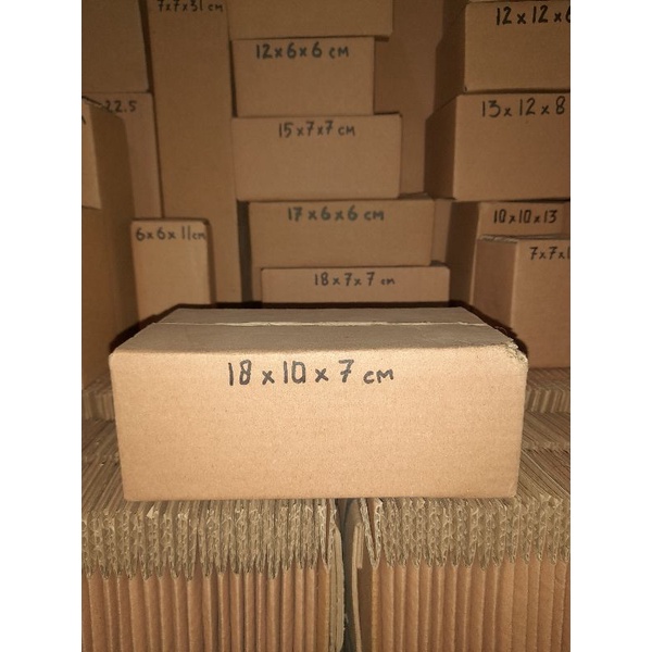

Kardus 18x10x7 cm baru polos luar dalam