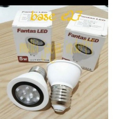 Lampu bohlam fantas led 5W 5watt spotlight/Lampu sorot fiting E27
