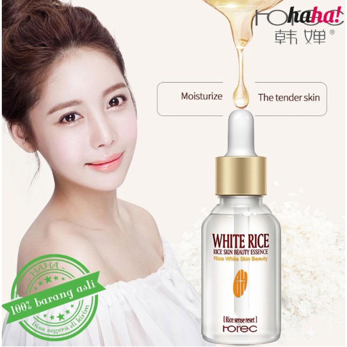 White Rice Serum Natural Organik Untuk Mengurangi Lingkaran Hitam