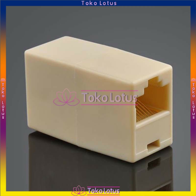 BAREL RJ45 10PCS COUPLER FEMALE TO FEMALE (BAREL RJ 45)