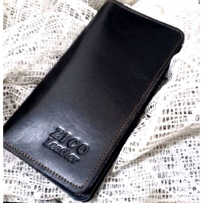 Dompet kulit asli model panjang full up