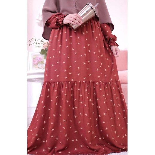 Sunny terracota size M ditsy