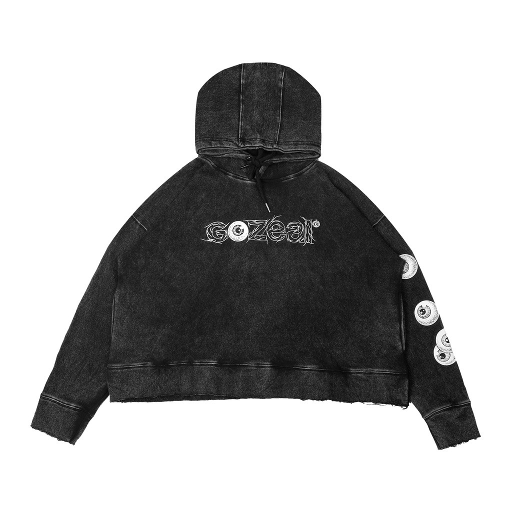 Gozeal | Hoodie Crop | Washed Walk