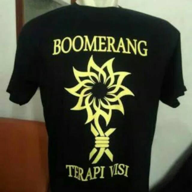 KAOS BAJU T-SHIRT BOOMERANG TERAPI VISI TERLARIS