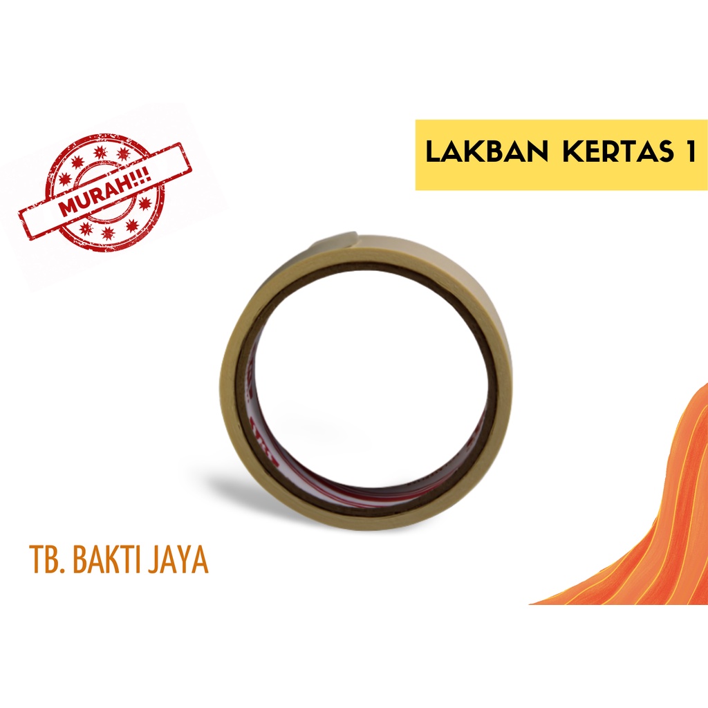 LAKBAN / SELOTIP / LAKBAN KERTAS / LAKBAN KERTAS 1 INCH / LAKBAN SKS