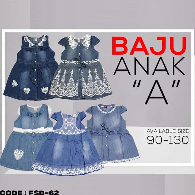 Baju Fashion Dress Anak Perempuan A (Fsb-62)