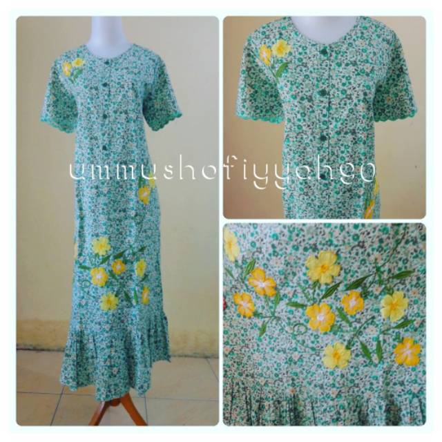 daster bordir malang / daster katun size S