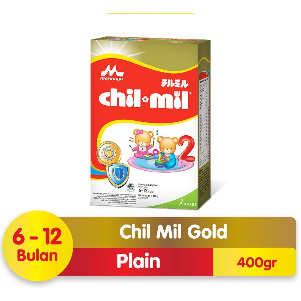 MORINAGA Chil Mil Gold 2 400Gr Susu Formula Bayi 6 - 12 Bulan