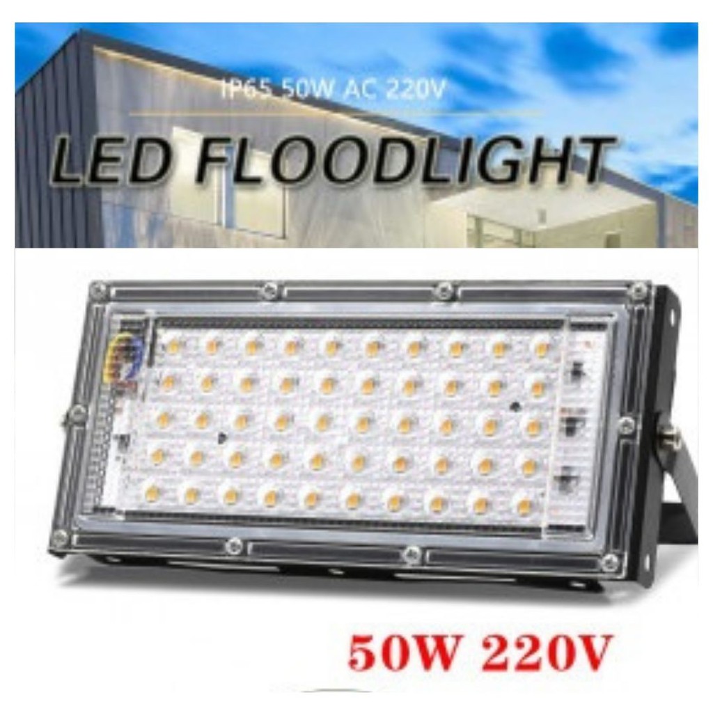 Lampu Sorot Kotak LED Waterproof 4500 Lumens 50 W Terang A8 111107